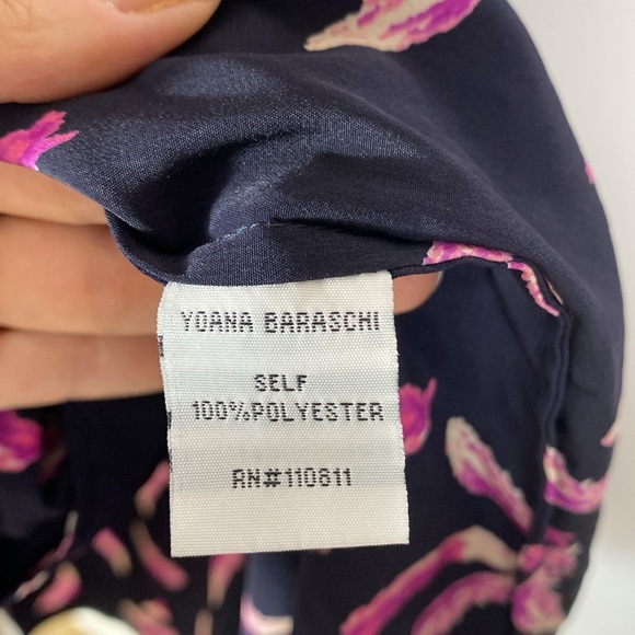 Yoana Baraschi feather dress with front pockets size 6 - Picture 13 of 16